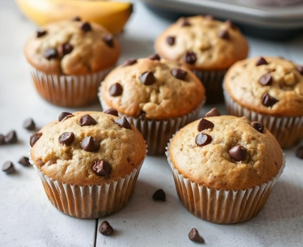 banana chocolate chip muffin recipe