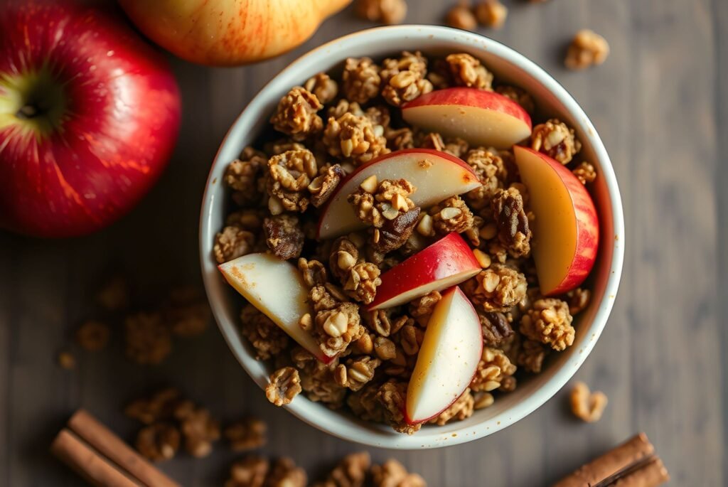 apple cinnamon granola